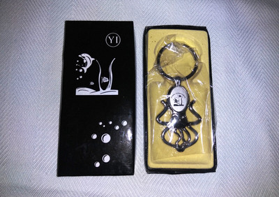 Octopus Keychain Sea Ocean Tentacles Keychain Shiney Design