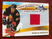01-02 BOWMAN FABRIC OF THE FUTURE YOUNG STARS JERSEY - ROBYN REGEHR #FFJ-RR