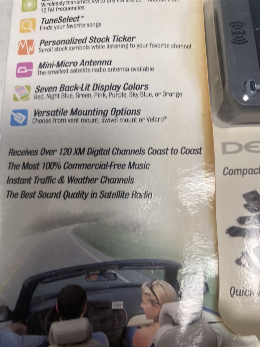XM Satellite Radio Roady 2 Model SA10085 NOS Wear To Box XM Satellite Radio Roady 2 Model SA10085 NOS Wear To Box