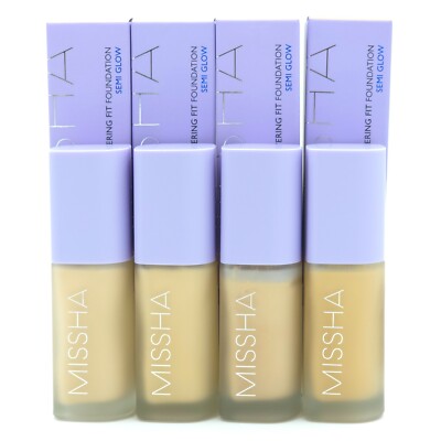 MISSHA Layering Fit Foundation Semi Glow 35ml 4 Type Color SPF38 PA++ K-Beauty