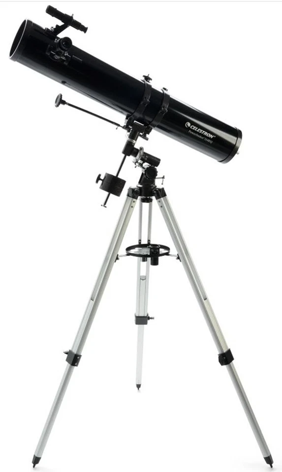 Celestron Powerseeker 114 EQ Astro Telescope + Motor + Phone Adapter #22037 BNIB - Image 2 of 4