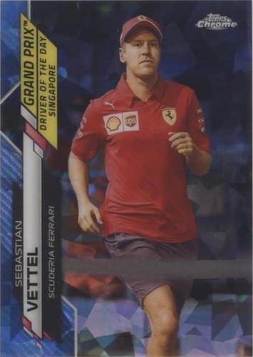 SEBASTIAN VETTEL 2020 Topps chrome formula 1 sapphire edition