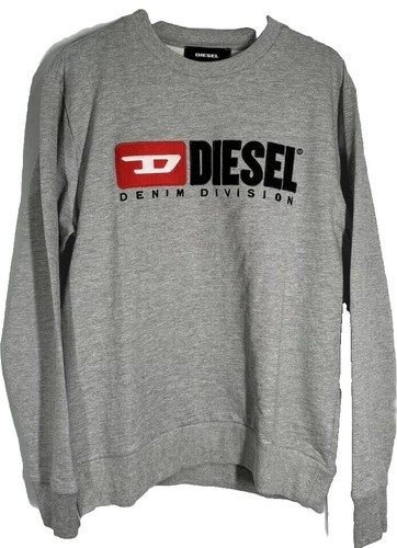 Diesel 25Ss S-Ruben Destroy Sweat Sweatshirt A18216 Gray S 18979M