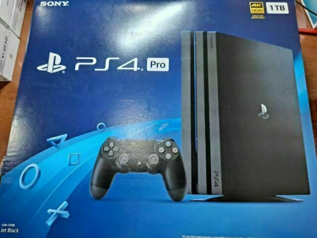 Sony PlayStation 4 Pro 1tb Console Jet Black Ps4 Pro - CUH-7215B for sale  online | eBay