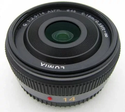 For Panasonic LUMIX G 14mm F/2.5 ASPH AF Lens H-H014 M4/3-Mount Sliver - Image 3 of 4