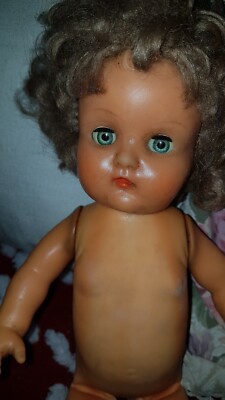 Poupée Ancienne Baby Doll T 5 Horsman – 52 Cm – Caoutchouc Rembourré – USA