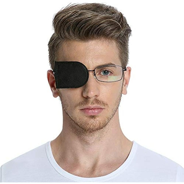 6pcs Eye Patches Glasses (Large, Black) Beauty eBay