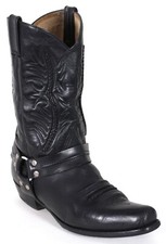 Stivali da motociclista stivali da moto stivali in pelle chopper sancho biker...