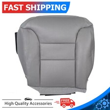 Driver Bottom Leather Seat Cover Pewter Gray For 1995-1999 Chevy Tahoe Silverado