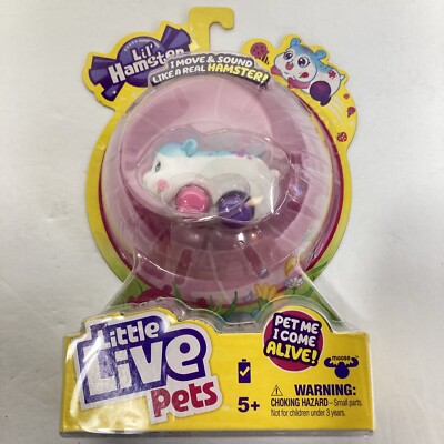 NEW Little Live Pets LIL' Hamster Sprinkz Moves And Sounds Electronic Toy
