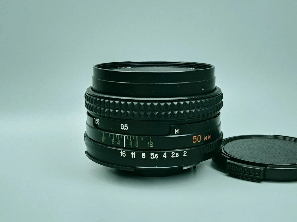 Lens ARSAT, Lens Helios 81H MC 50mm f/2 Nikon F mount portrait lens,Soviet lens - Image 4 of 4