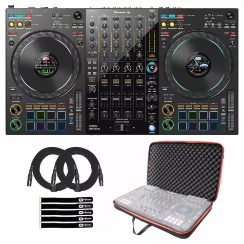 Pioneer DDJ-FLX10 4-Channel rekordbox Serato DJ Controller w Soft Case New
