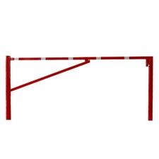 Handschranke Dreh-Horizontal 4m mit Auflagepfosten 101555; Absperrschranke