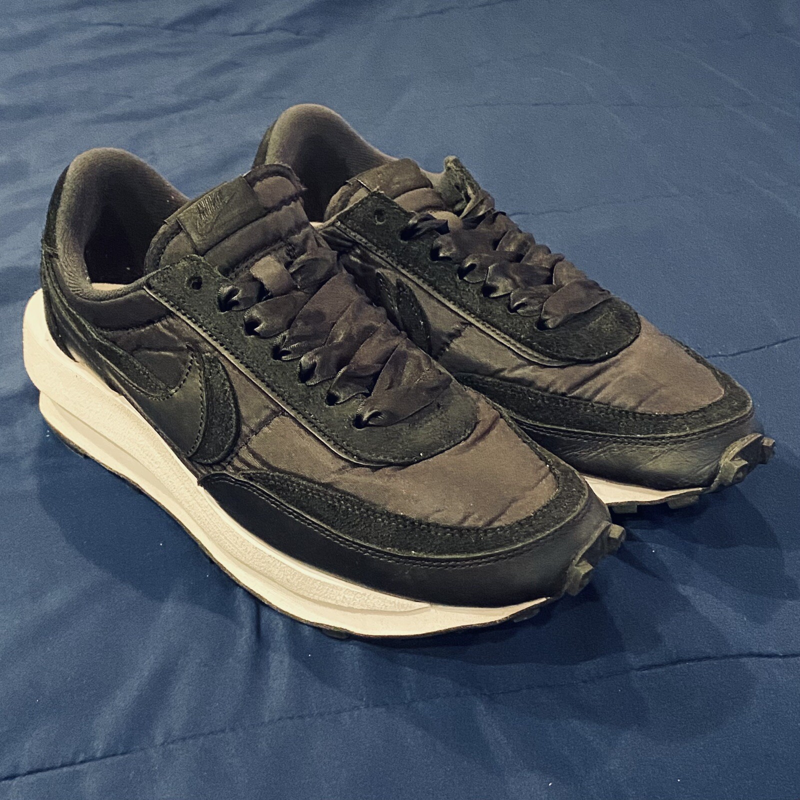 SACAI X NIKE Sneakers da uomo 2020 Nike x Sacai LD Waffle nere in nylon taglia 10 5