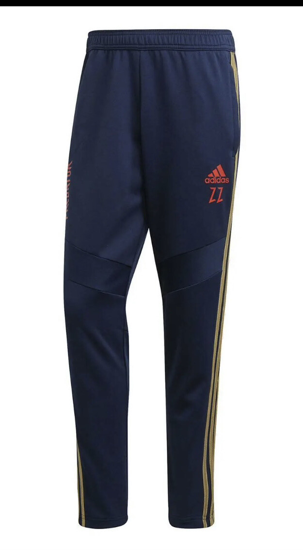 ADIDAS Predator Zidane Jogger Pants Navy Gold Stripes Red Size