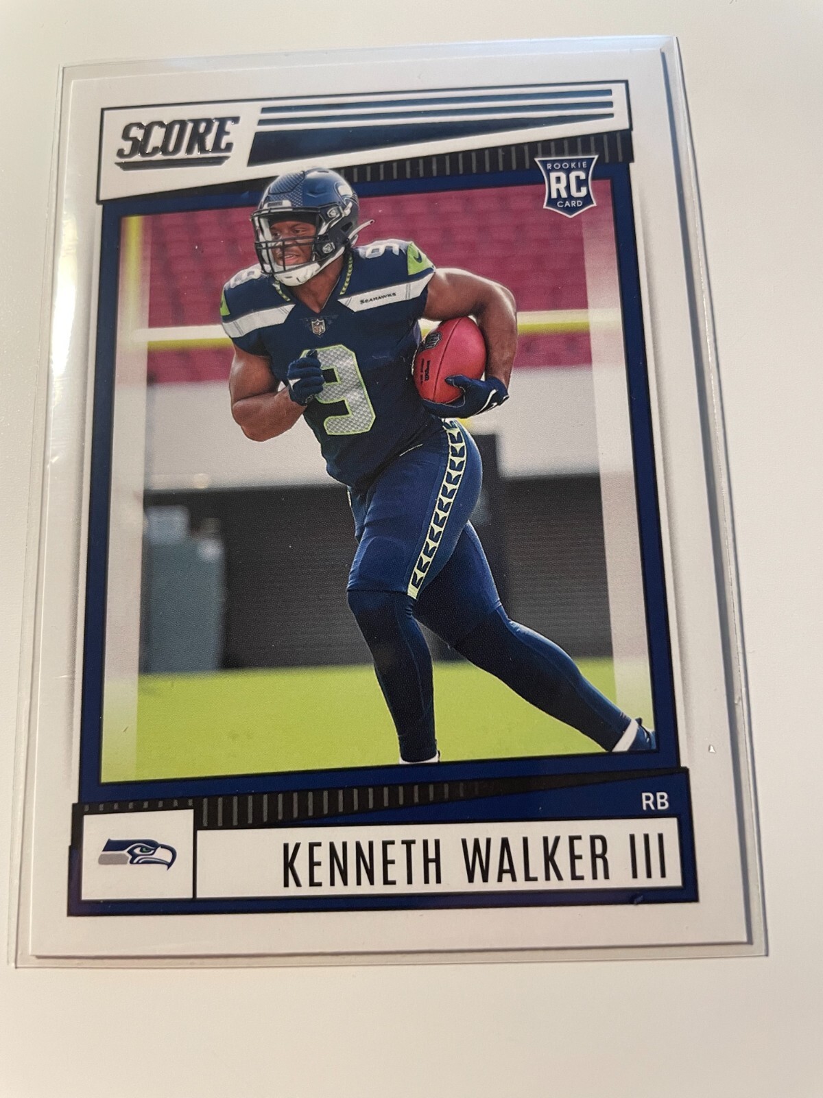 Kenneth Walker III 2022 Score #329 Rookie RC Seattle Seahawks 02