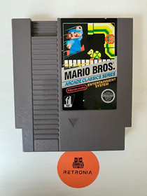 Mario Bros Arcade Nintendo Nes Game NTSC 5 Screw Version Boxed With Manual CIB