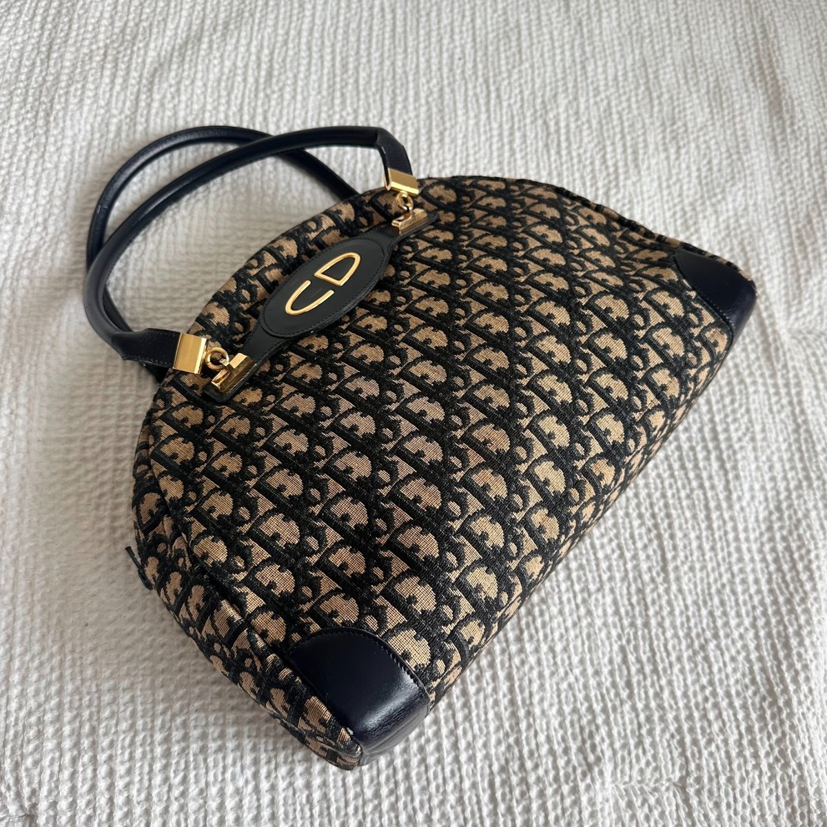 バッグ Christian Dior Trotter No.1 Bowling Bag Christian Dior Trotter Double Saddle Bowler Bag | eBay