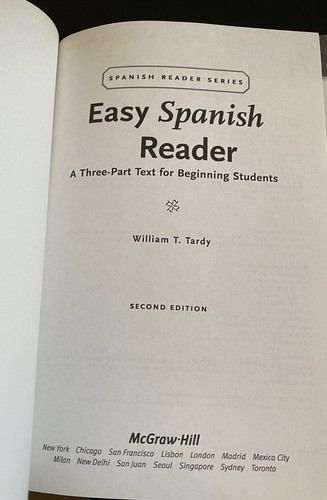 Easy Spanish Reader: ... Text for Beginners by William T. Tardy 2nd ed.Brand New - Bild 3 von 4