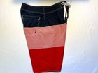 Hang Ten - Size 30 Multi Striped Board Shorts - Red, White, Navy Board Shorts — photo 9