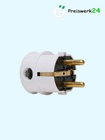 Kopp Schutzkontakt-Winkelstecker Arktis/Weiß 178502007