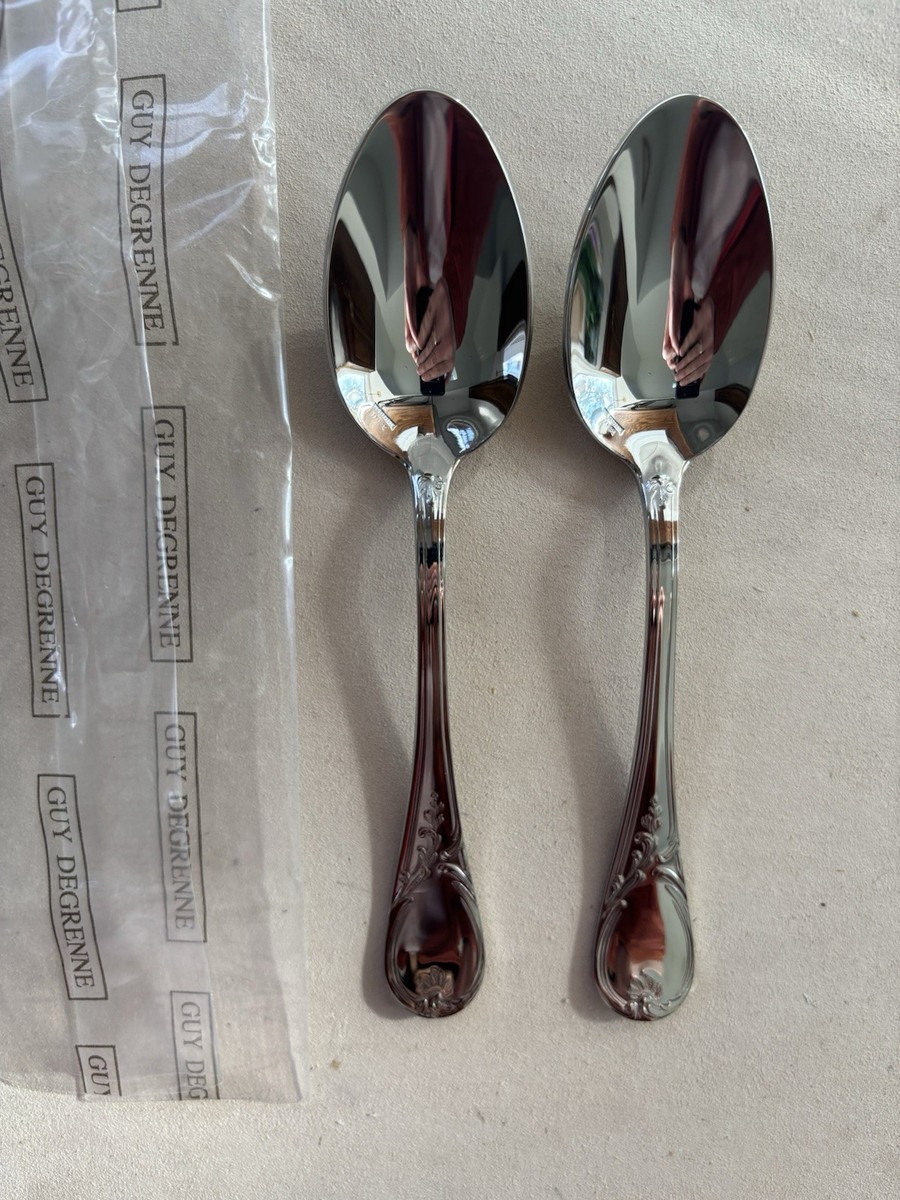 Guy Degrenne - VILLANDRY-MARQUISE - lot of 2 place/oval soup