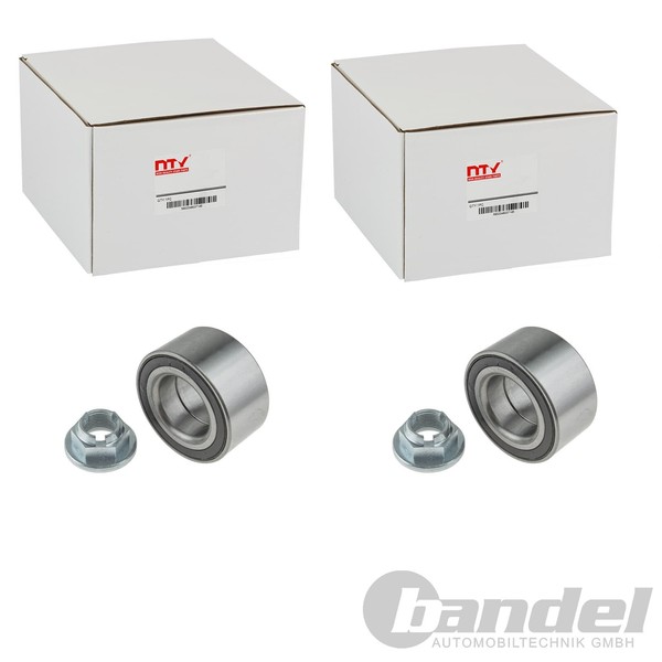 2X NTY RADLAGER-SATZ Vorne Links Rechts Passend FÜR Ford Cougar Mondeo Jaguar-image