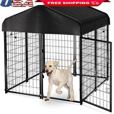 Outdoor Dog Kennel Waterproof Pet Cage Escape Proof Safe Design Large Space New