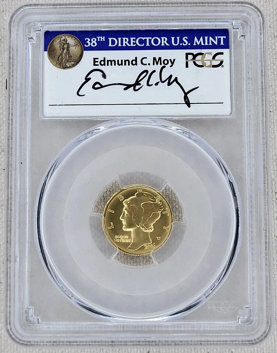 Grade MS 70 1/10 oz Precious Metal Content per Unit 2016 Gold