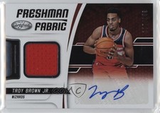 2018-19 Certified Freshman Fabric Signatures /149 Troy Brown Jr #FFS-TB Auto 5w5