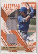 2019 Elite Extra Edition Dual Prospect Materials Orange /199 Leody Taveras 0eq6