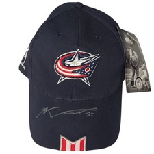 Columbus Blue Jackets SIGNED Hat Mark Letestu #55 Autographed Blue Hero Cap New