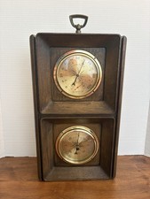 Barometer And Thermometer Weather Station Inf...