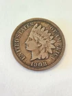 1908 S HIGH GRADE TOUGH KEY INDIAN HEAD CENT