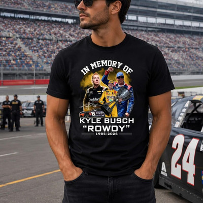 RIP Kyle Busch 1985-2026 Memorial T-Shirt For Racing Fans FASTSHJP658