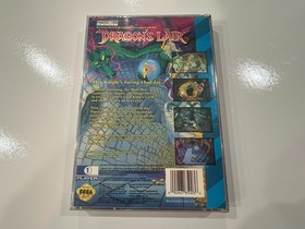 Dragon's Lair (Sega CD, 1994) CIB Complete in Box w Manual + Reg + Foam N MINT