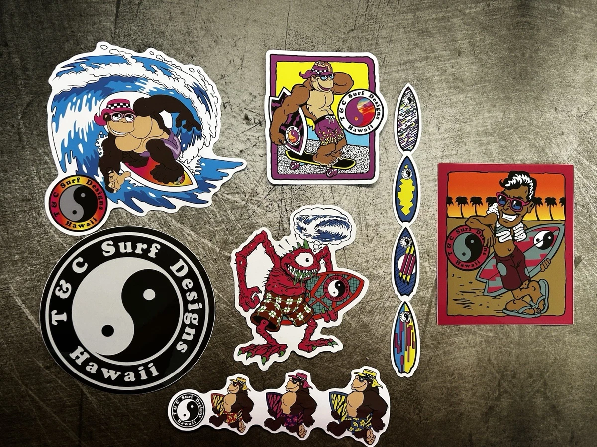 t c surf sticker products for sale | eBay