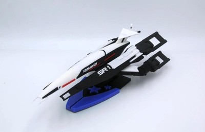 15-Inch SSV Normandy SR1   High-Detail Sci-Fi Frigate Model- 3D Printed - Fully