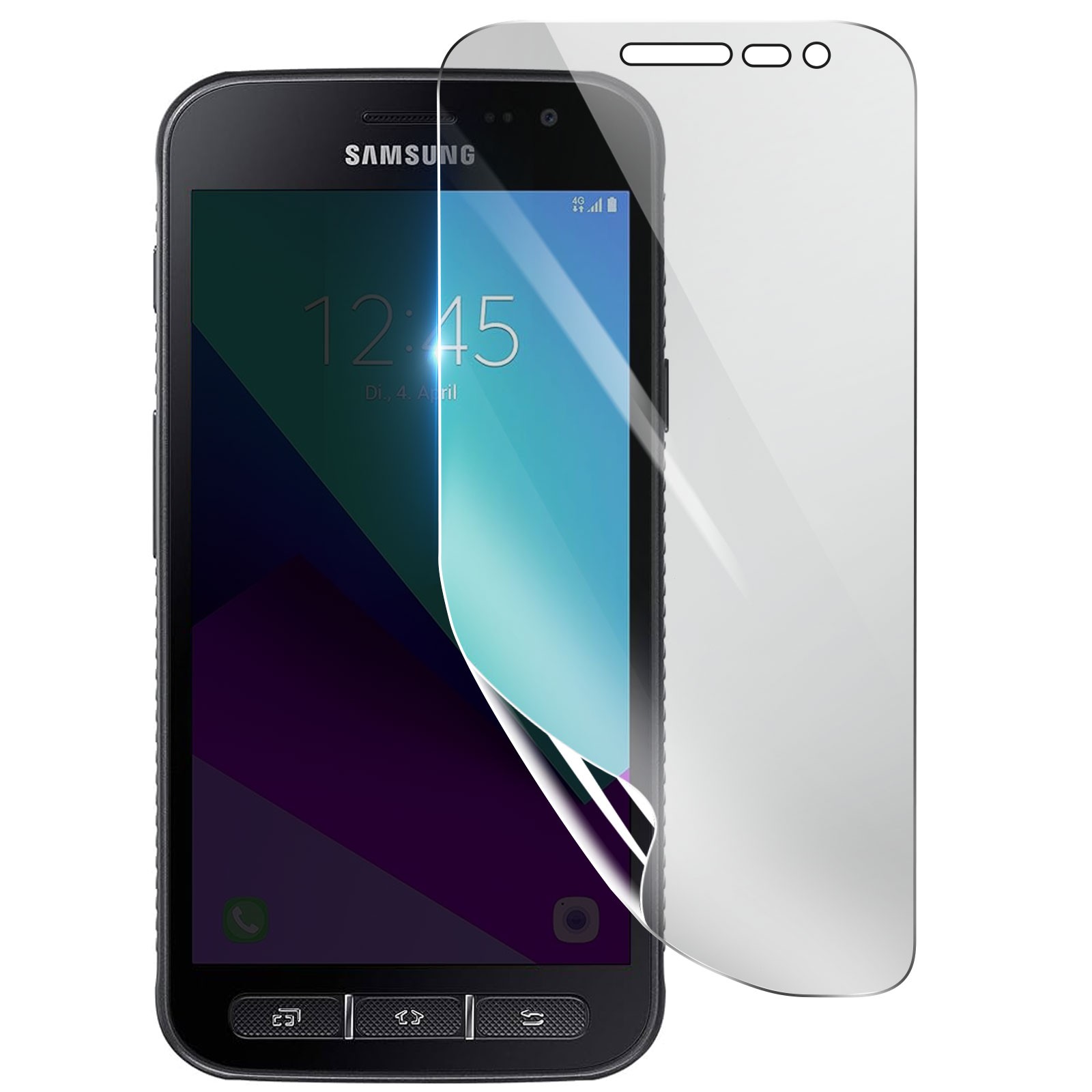 Protection hydrogel 3mk anti-choc Galaxy Xcover 4 pour chantiers et sport