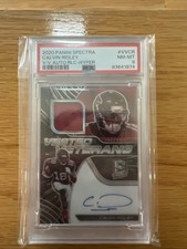 2020 Panini Spectra Vested Veterans Autographs Calvin Ridley /35  
