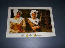 CP POSTCARD MOUTHS du RHONE AUBAGNE L'ESTELLO AUBANENCO YOUNG GIRLS