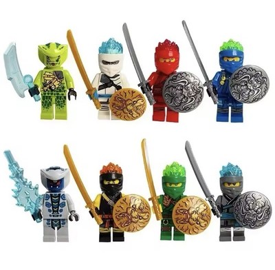 Ninjago Minifigures Special Edition Lot of 8 New Sealed