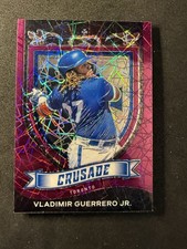 2021 Chronicles #4 Vladimir Guerrero Jr. Crusade Purple Velocity Blue Jays