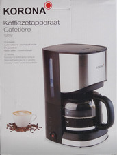 KORONA Kaffeemaschine Schwarz Edelstahl Glaskanne Filter Kaffeeautomat NEU 10252