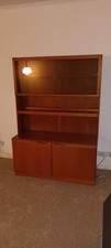 Teak Cabinet With Display Case. Early 1980