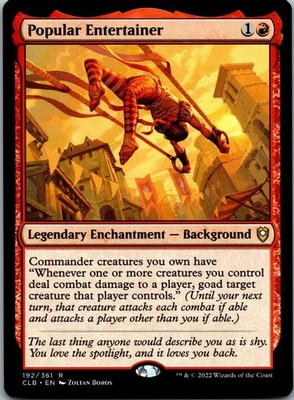 Popular Entertainer 192 Commander Legends: Battle for Baldur's Gate Magic MTG NM