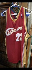Cleveland Cavaliers LeBron James #23 NBA Basketball Jersey Red Gold