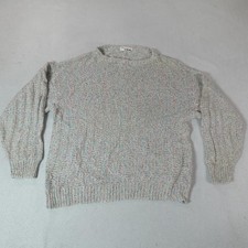Vintage Fisherman Sweater Womens Large Gray C...
