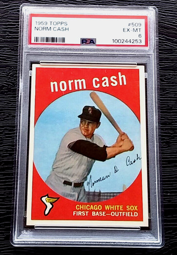 1959 Topps Norm Cash #509 card