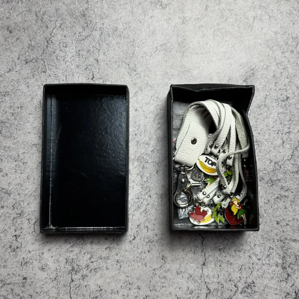 NEW Extremely Rare DSQUARED2 Vintage Leather KeyChain - Image 2 of 4